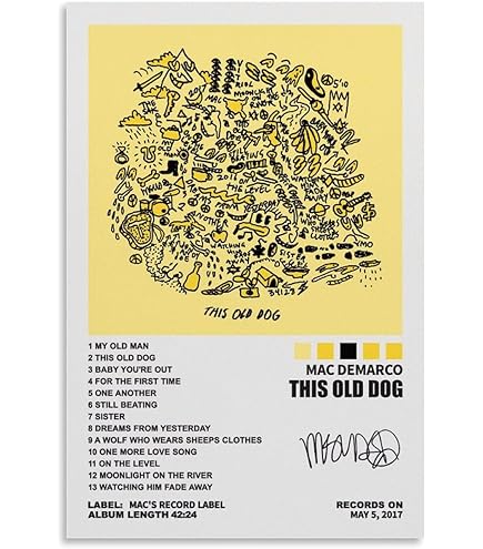 TAICI Mac DeMarco Poster This Old Dog Album Cover Posters Music
