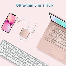 Battony Rose Gold USB C to HDMI Adapter Type-C