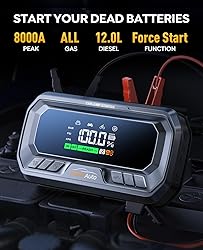 YaberAuto 10-in-1 Jump Starter with Air Compressor
