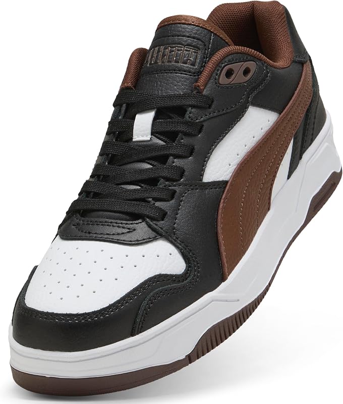 Baskets Basses Unisexes RBD Break - Noir-Châtain Marron Blanc - 38 EU, Puma Noir Châtain Puma Blanc, 38 EU — photo 6 sur 6