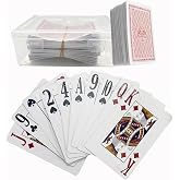 MUROCEA Braille Playing Cards, Large-Print Poker for Blind People, Vision Impairments Entertainment Supplies, Plastic