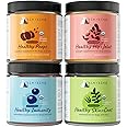 kin+kind Organic Fiber for Dogs&Cats - Pumpkin Boost for Healthy Poops - Digestive Health - Flax Seed, Ginger, Turmeric and Coconut - Made in USA (Set Small 4oz)