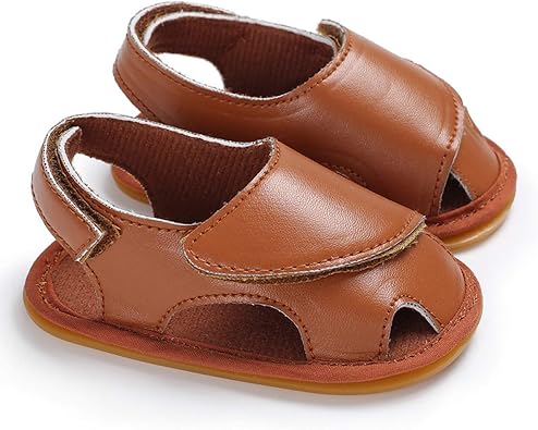 baby boy tan sandals