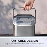 Daewoo 12kg Ice Maker Portable with Handle Two Size Options Self-Cleaning view 4