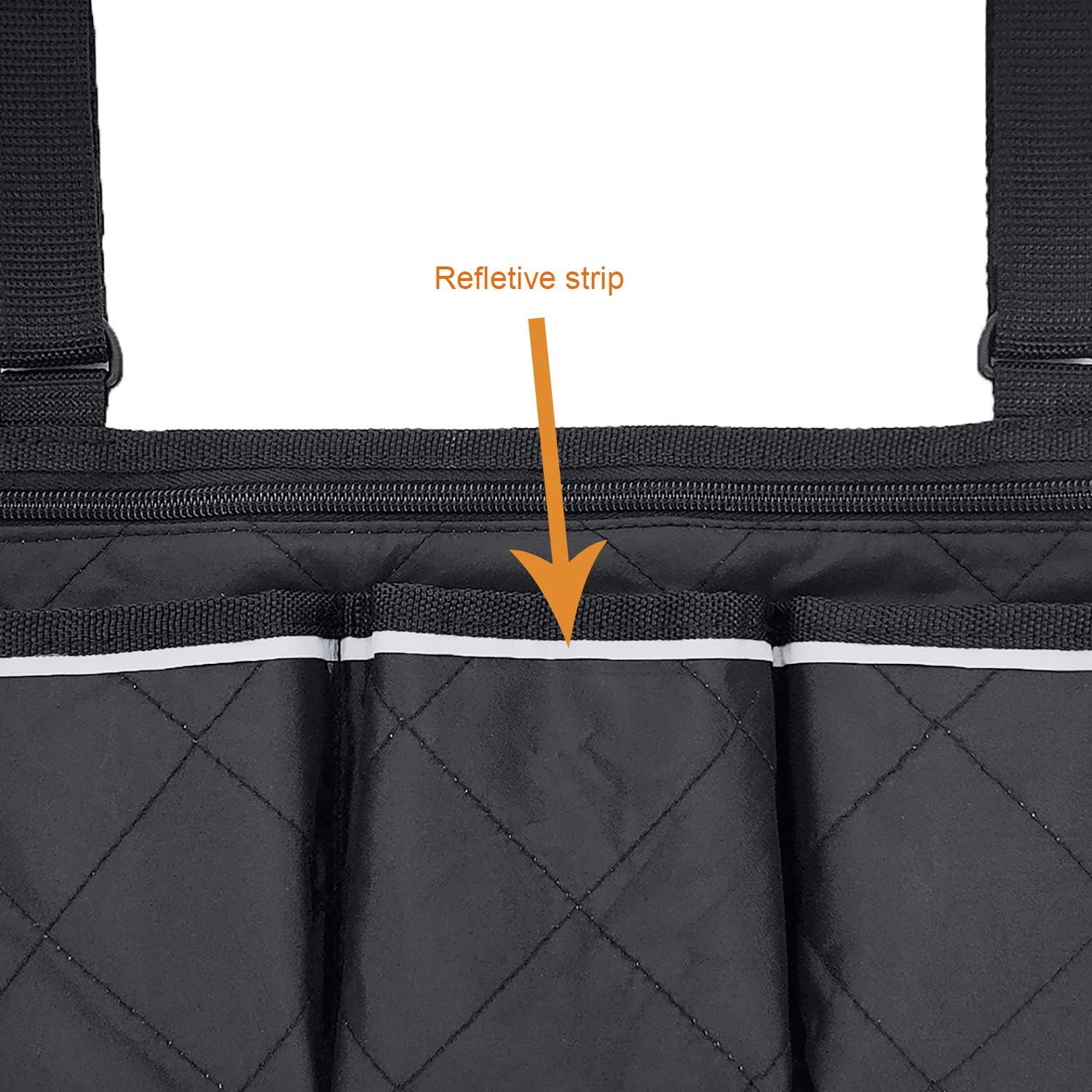 Wheelchair Side Bag with Pouches and Reflective Stripe, Wheelchair Armrest Side Organizer for Electric Wheelchairs, Manual Wheelchair, Lightweight and Easy to Use (Brown): Health & Personal Care