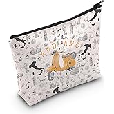 WCGXKO Italy Travel Makeup Bag Italian Theme Gift Bachelorette Party Gift (Italy Trip Bag)