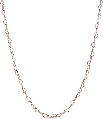 Joined Hearts Pandora Rose Necklace 