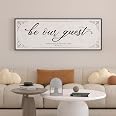 Be Our Guest - Set Di 3 Scritte In Metallo Per Parete, Decorazione Rustica Casa, Nero