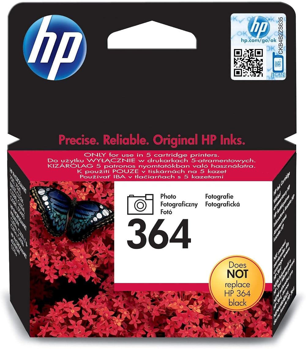 HP CB317EE 364 Original Ink Cartridge Photo Single Pack for HP Printers