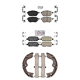 Transit Auto Front Rear Ceramic Disc Brake Pads Kit