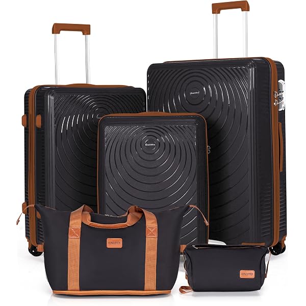 Amazon.com | Tripcomp Luggage Set 6 Pieces Hardshell ABS Suitcase