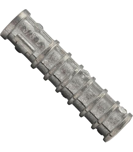 CONFAST 5/8" Lag Shield Anchors - Short, Zinc Alloy, For Concrete & Masonry (25 Per Box)