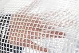 Cost Wise Clear Reinforced Tarpaulin 4m x 6m Garden Ground Sheet view 2