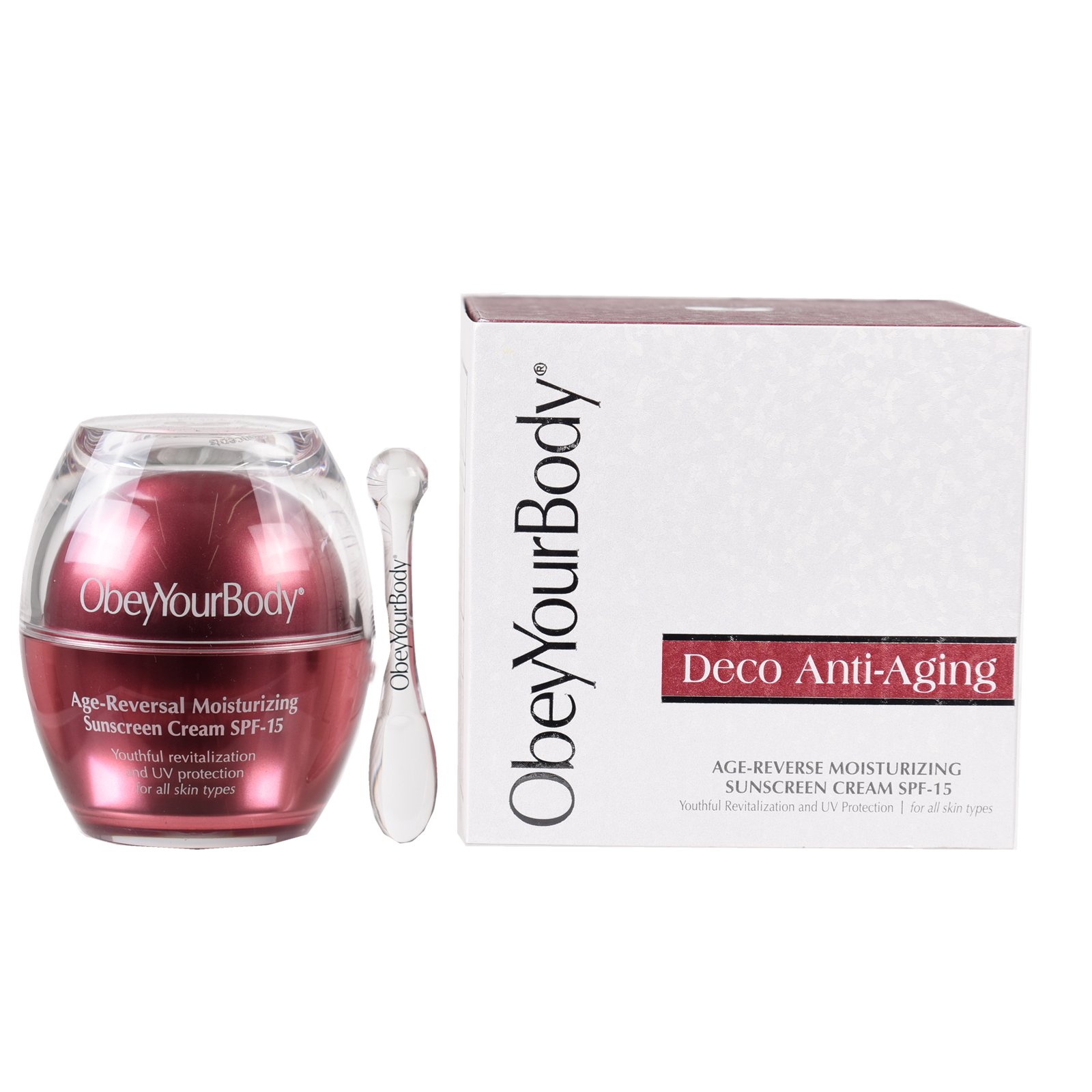 Original Obeyyourbody anti-ageing age-reverse cream Obey your body content 50 ml