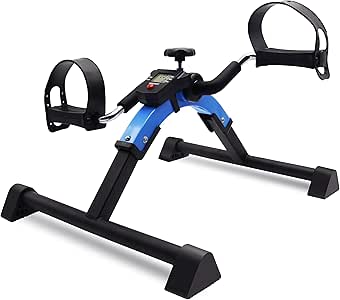 Amazon.com : FUNKOCO Digital Foldable Foot Pedal Exerciser, Mini
