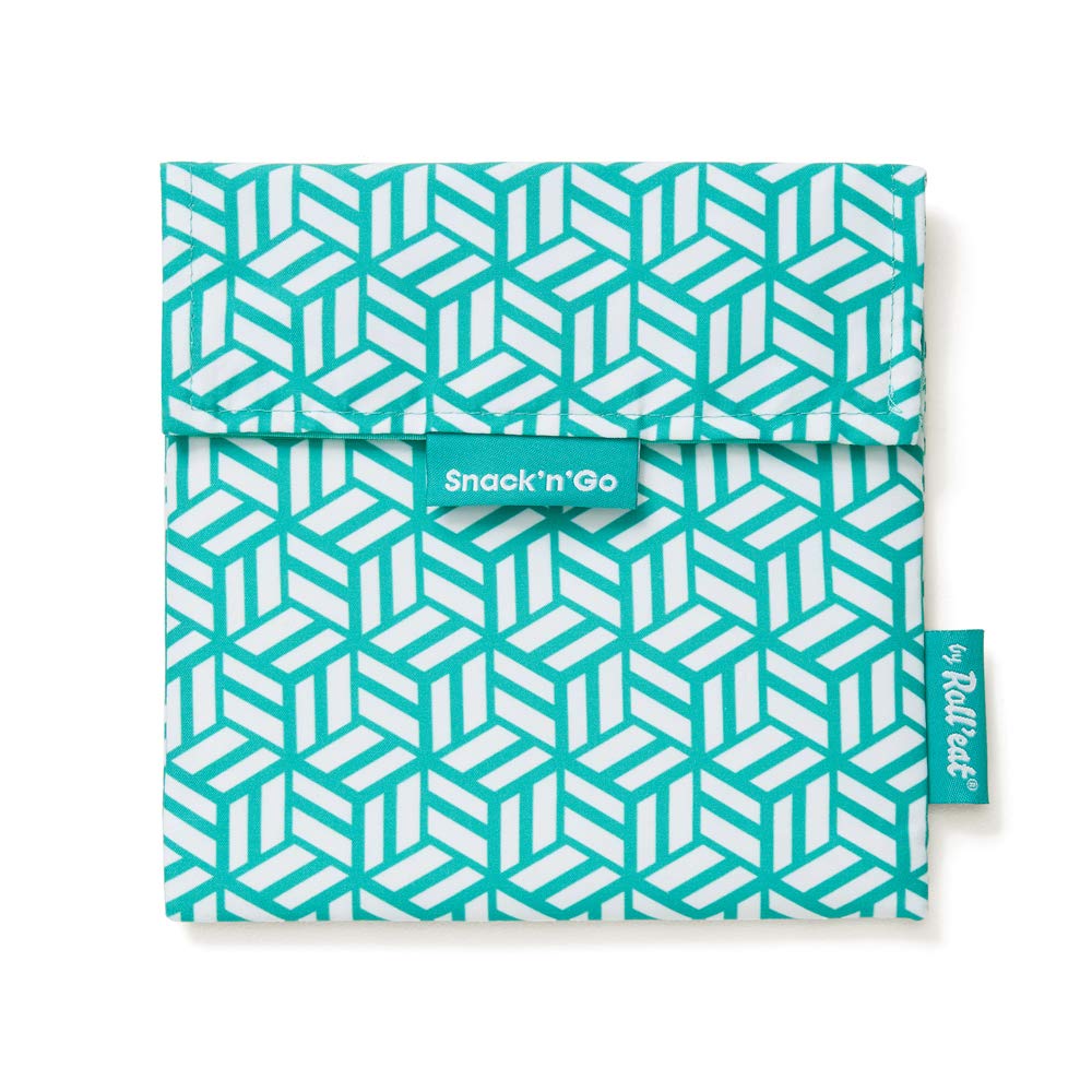 Roll'eat ® |Reusable Snack Bag | Kids Snacks Container | Eco Friendly Food Bag | Green Snack Holder - Snack'n'Go Tiles