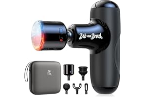 BOB AND BRAD Q2 Pro Mini Massage Gun with Heat and Cold, Pocket-Sized Deep Tissue Massager, HSA Portable Percussion Muscle Massager Gun, Ultra Small & Quiet Muscle Massager, FSA Eligible
