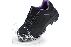 ROVELLIA Waterproof Shoes for Women Wide Width Non Slip Work Shoes Chefs Food Service Water Resistant Sneakers Lightweight Slip Resistant Fashion Footwear for Nurse