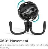 Munchkin Pram Fan 360° 4 Speeds LED Lights Black Mini Portable Stroller Fan view 2