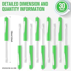 Minatee 30 Pcs Pocket Screwdriver Mini Tops and