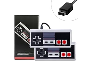 acisan 2-Pack Classic Wired Controllers – Compatible with Mini Console & Classic Edition (2016/2018 Remake) with 9.8FT Cable for Enhanced Gaming Experience