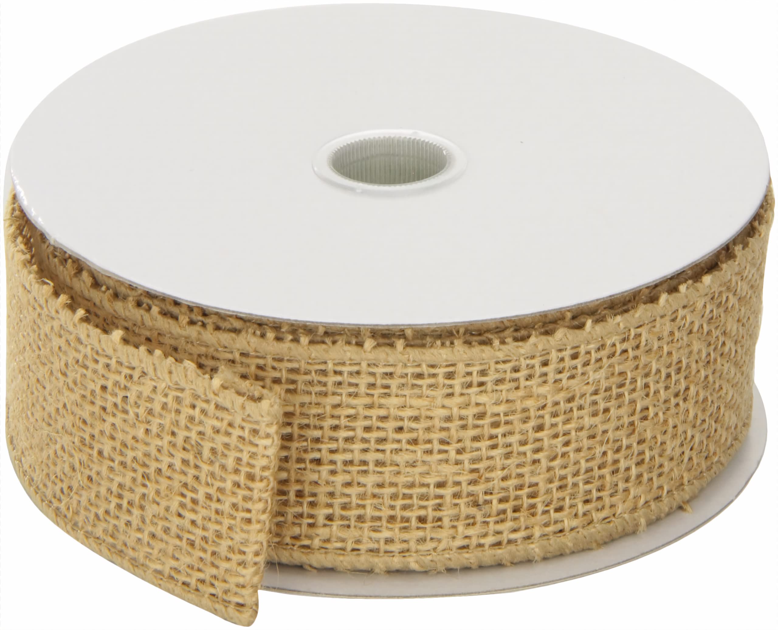 Morex Ribbon Ribbon, Burlap, Natural, 1.5" x 10 Yd — image 1