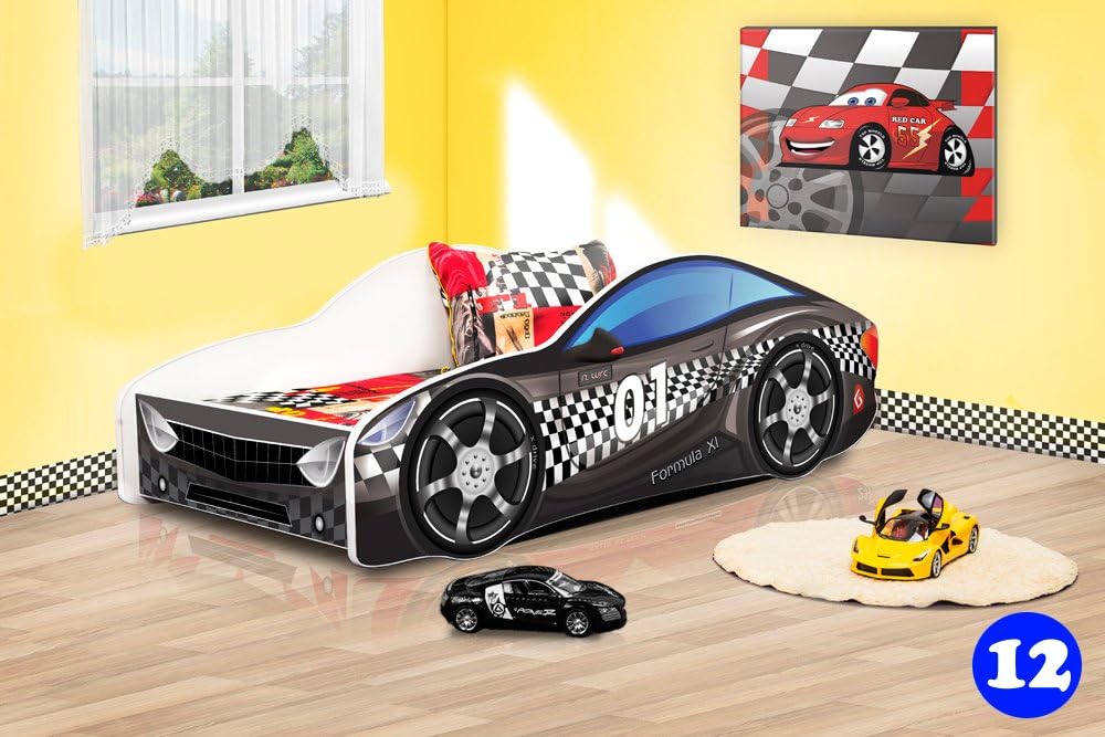 CAR BEDS WITH FREE MATTRESS VARIOUS DESIGNS (Car 12)