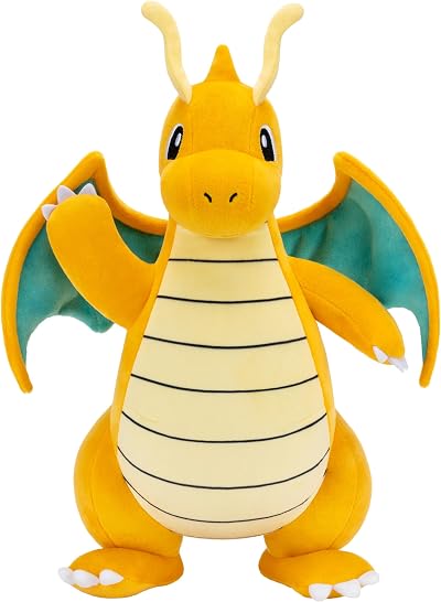 Pokémon Dragonite Plush 12 Inch Soft Plush with Authentic Details
