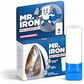 Mr. Iron Universal Iron Cleaner Stick, Made in Italy. Removes Limescale, Starch, Burnt Residue and Dirt from the Soleplate. Perfect for All Irons, Easy to Use, Safe