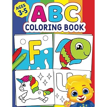 ABC Coloring Book: Color 100+ Animals, Birds, Vehicles, Fruits, Toys & Alphabets For Boys & Girls | Coloring Book for To - Cover