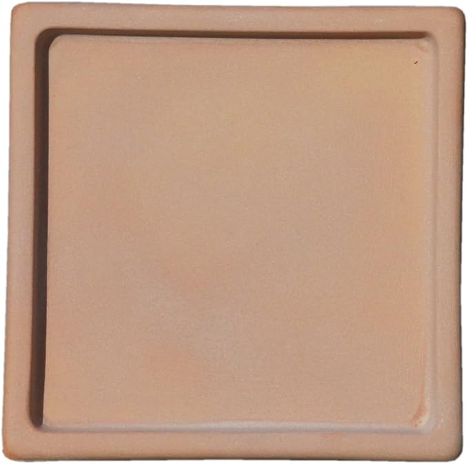 Hentschke Keramik Untersetzer für Blumentopf eckig frostsicher 17 x 17