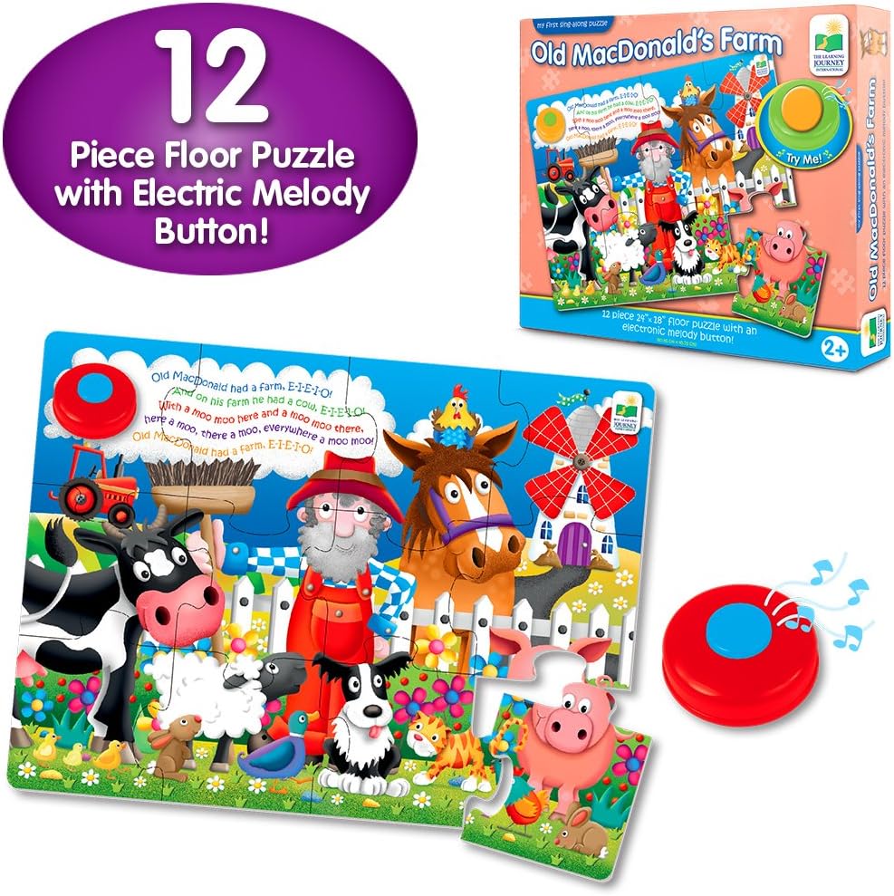 The Learning Journey 635025 First Sing Along Puzzle, 12
