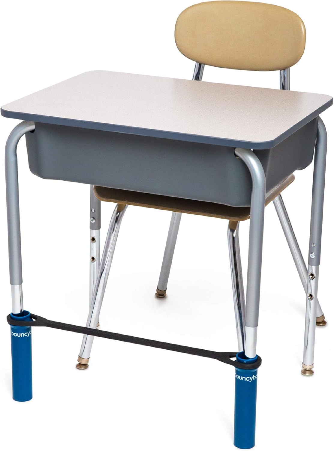 Amazon Com Original Bouncy Bands For Elementary Kids Desks Blue Pack Of 10 Allows Students To Move While Working Increasing Focus Improving Academic Performance And Relieving Anxiety And Hyperactivity Health Personal