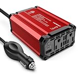 400W Car Power Inverter PD 30W Fast Charging,Vansoet DC 12V to AC 110V Car Inverter Aluminum Housing,USB C PD30W and USB-A QC 18W Port - Dual AC Plug Adapter Outlet for Vehicles,Laptop,Phones,Camera