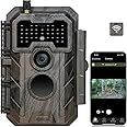 GardePro E7 WiFi Trail Camera, 32MP 1296P, Phone App, 100ft Night Vision, Game Cameras with Motion Activated Waterproof, for Hunting, Wildlife, Deer Camera
