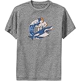 FORTNITE Boys Meowcles Shark Surf T-shirtT-Shirt