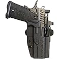 Comp-Tac International OWB Holster for IDPA/USPSA Competition and EDC | Comes with Belt Mount, Paddle Mount, and Drop Offset