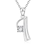 YFN Initial I Necklace Sterling Silver Letter