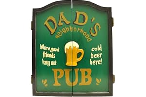 Swiftflyte Pub Dartboard Cabinet, Vintage Dad's Pub Dart Cabinet