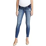 J Brand Women S 3401 Mama J Super Skinny Maternity Jeans Blue Bird 24 At Amazon Women S Clothing Store