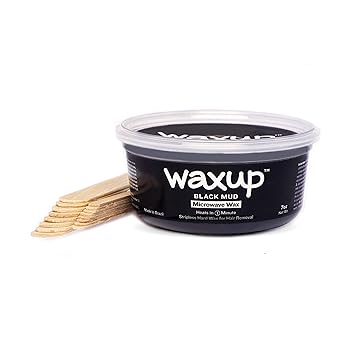 Amazon Com Waxup Microwave Hard Wax Kit Black Mud 7 Ounces Pot