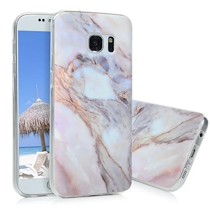 S7 Marmor Hülle, KASOS Marble Handyhülle : Silikon Case Weich TPU Huelle mit IMD Technologie für Samsung Galaxy S7, Jade
