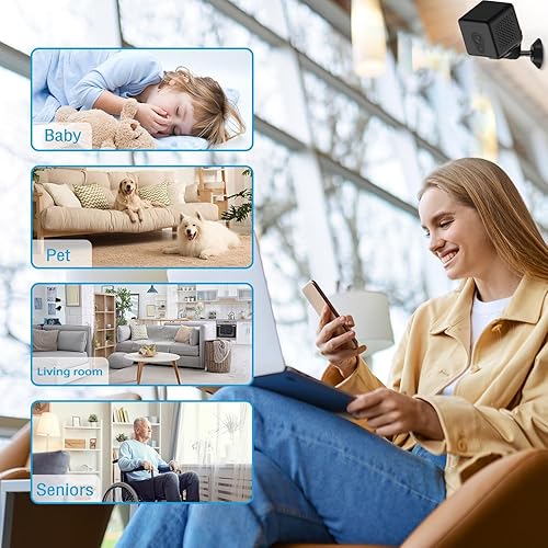 Home Security 4K Camera Mini Wireless Smart Indoor Camera Small