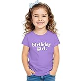 Birthday Girl Shirt Outfit Year Old Kids for Toddler 1st 2nd 3rd 4th 5th 6th 7th