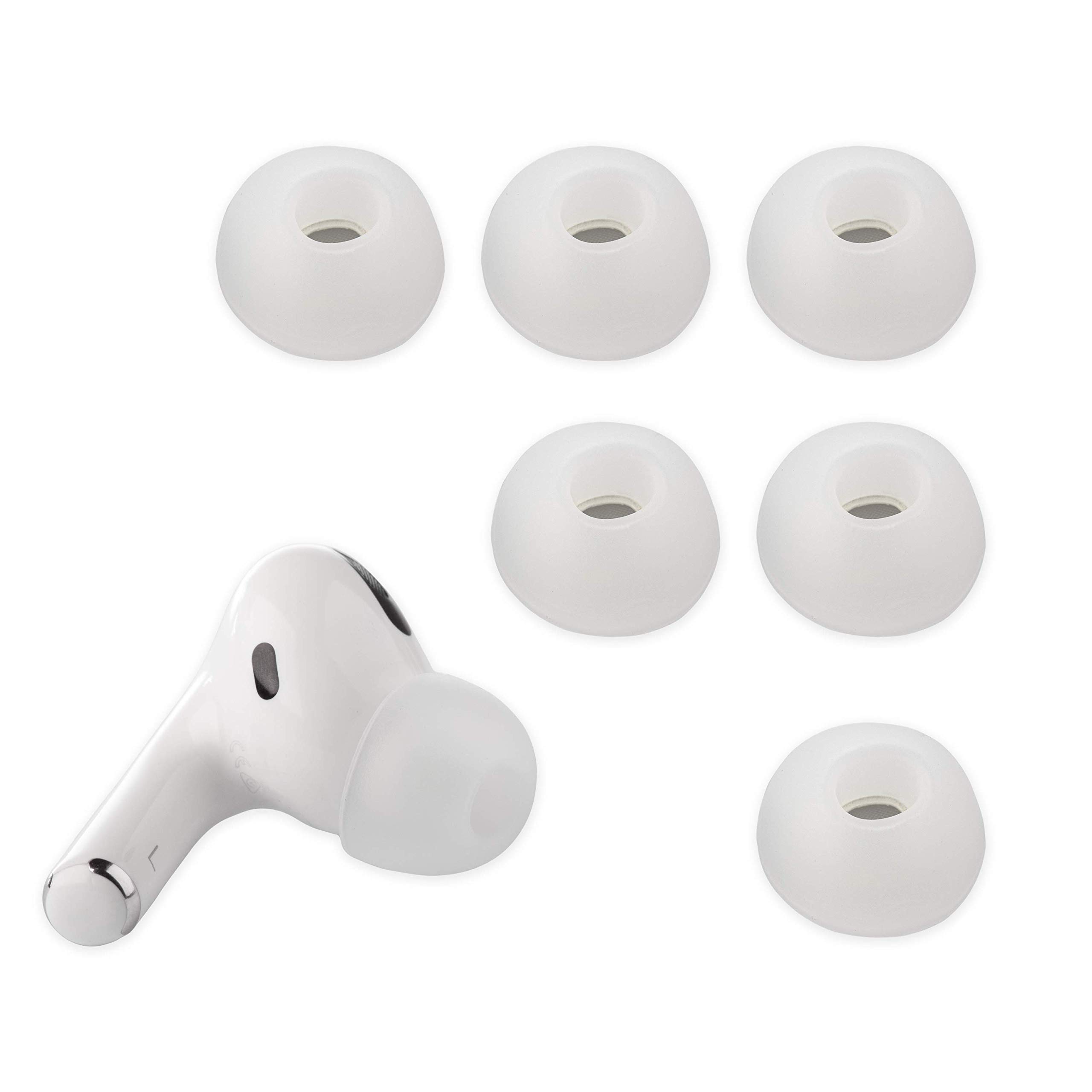 Xcessor (S 3 Pairs(6 Pcs) Small Size Silicone Earbuds Replacement Earbuds for Airpods Pro Clear