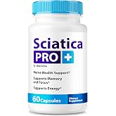 NutraVibe Sciatica Pro+ Capsules, Sciatica Pro Plus Nerve Support Formula with Premium Blend to Help Maintain Nerve Health, Focus &amp; Concentration, Easy-to-Swallow SciaticaPro Pills (60 Capsules)