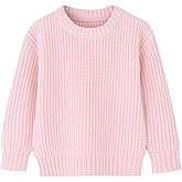 Toddler Baby Boys Girls Knitted Sweater Warm Soild Pullover Top Autumn Winter Outfits