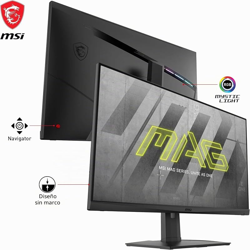 MAG321QR QD - Monitor Gaming Plano 31.5", IPS, WQHD (2560x1440, 16:9, G-SYNC Compatible, Quantum Dot, Console mode FHD a 120Hz)
