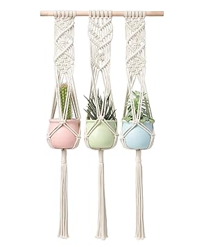 suspension en macrame