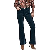 DEAR JOHN Rosa Flared Women's Jeans Mid Rise Full Inseam Comfort Stretch Denim